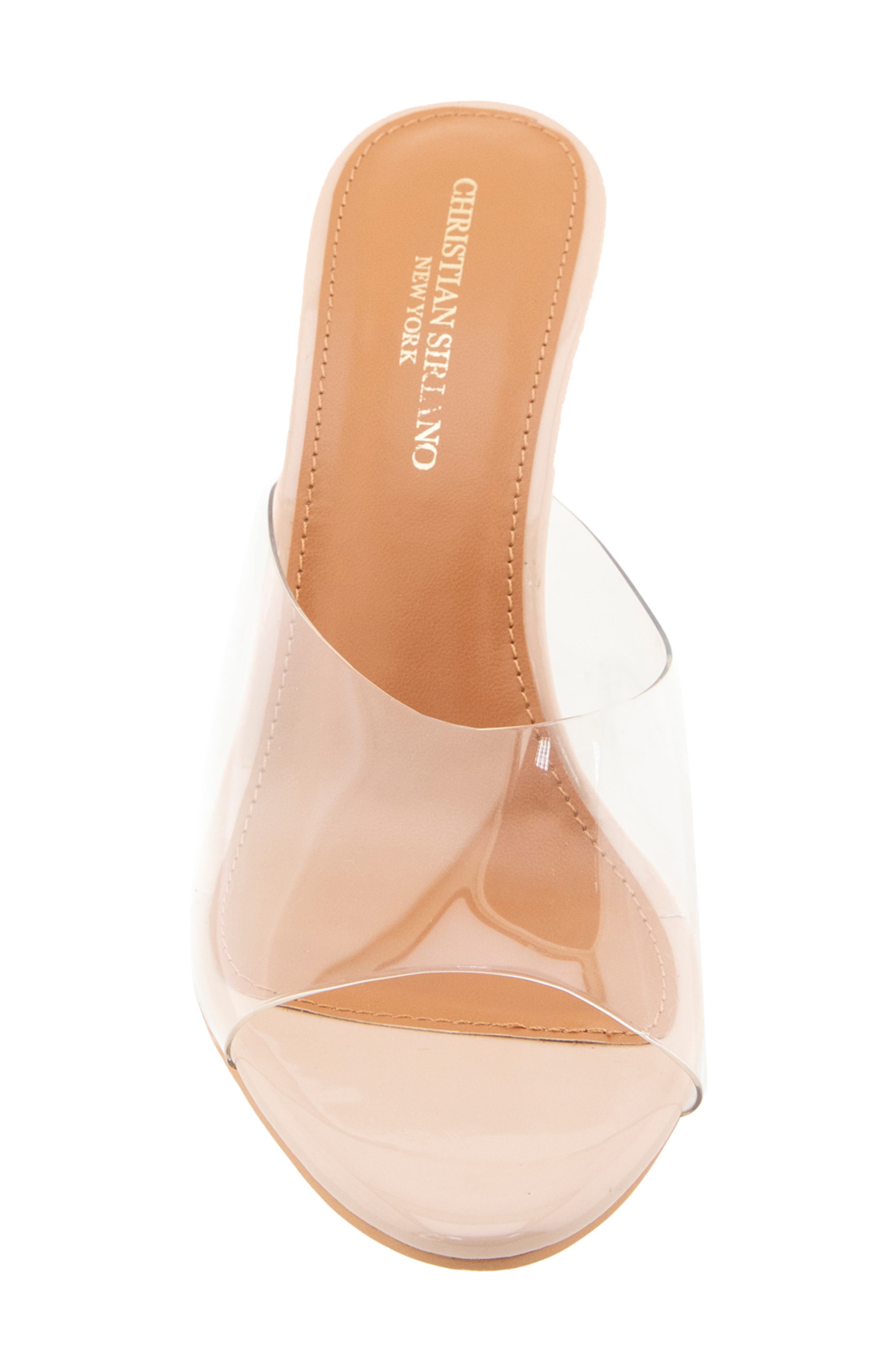 Tabby Wedge Sandal, Alternate, color, CLEAR FRAPPE