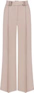 Malva Florea Bias-Cut Flared Pants With Slip Detail