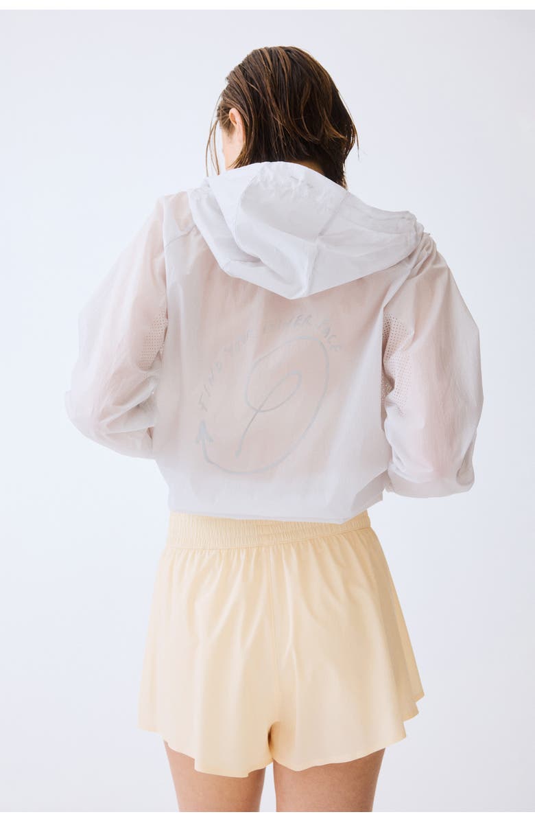 H&M Double-layered sports shorts, Alternate, color, Butter Yellow