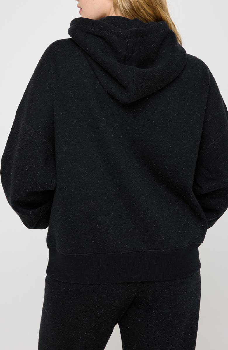 Spiritual Gangster Shimmer Easy Cozy Hoodie, Alternate, color, Black