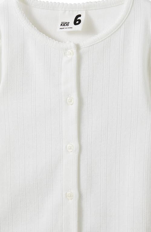 Cotton On Kids Kid's Emma Button Through Long Sleeve In Neutral