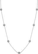 EFFY Sterling Silver Diamond Station Necklace