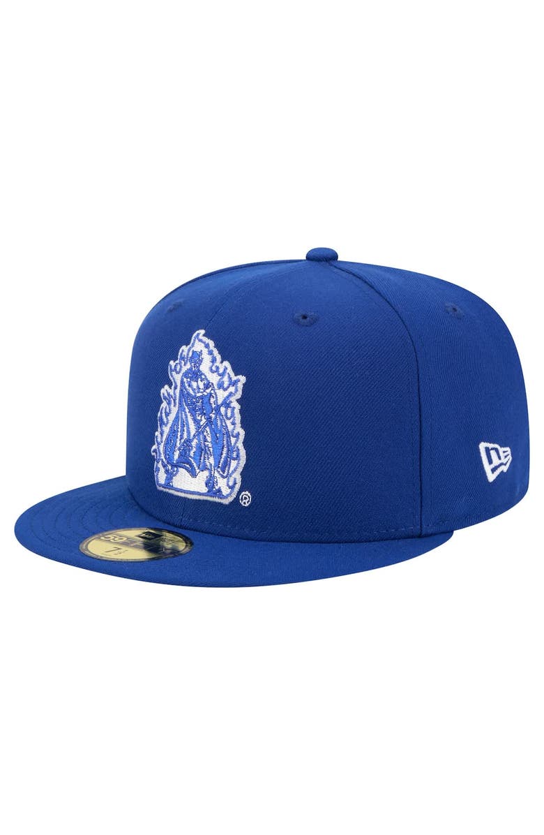 New Era Men's New Era Royal Duke Blue Devils Vault 59FIFTY Fitted Hat, Alternate, color, 