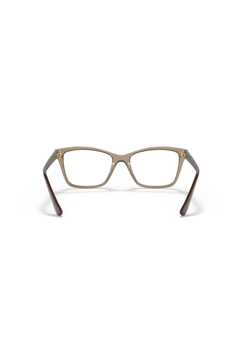 51mm Rectangle optical glasses, Alternate, color, Brown