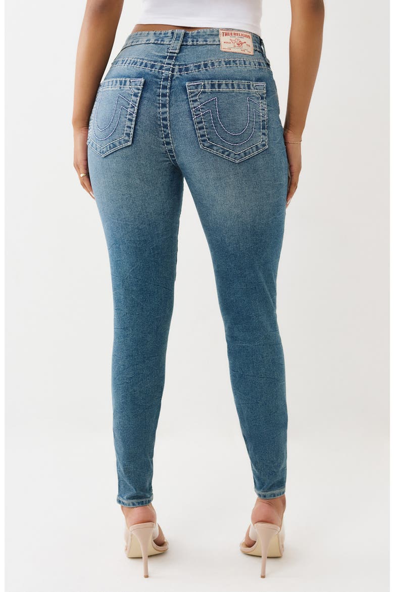 Halle Big T High Waist Ankle Skinny Jeans, Alternate, color, MEDIUM COZY FIRESIDE WASH