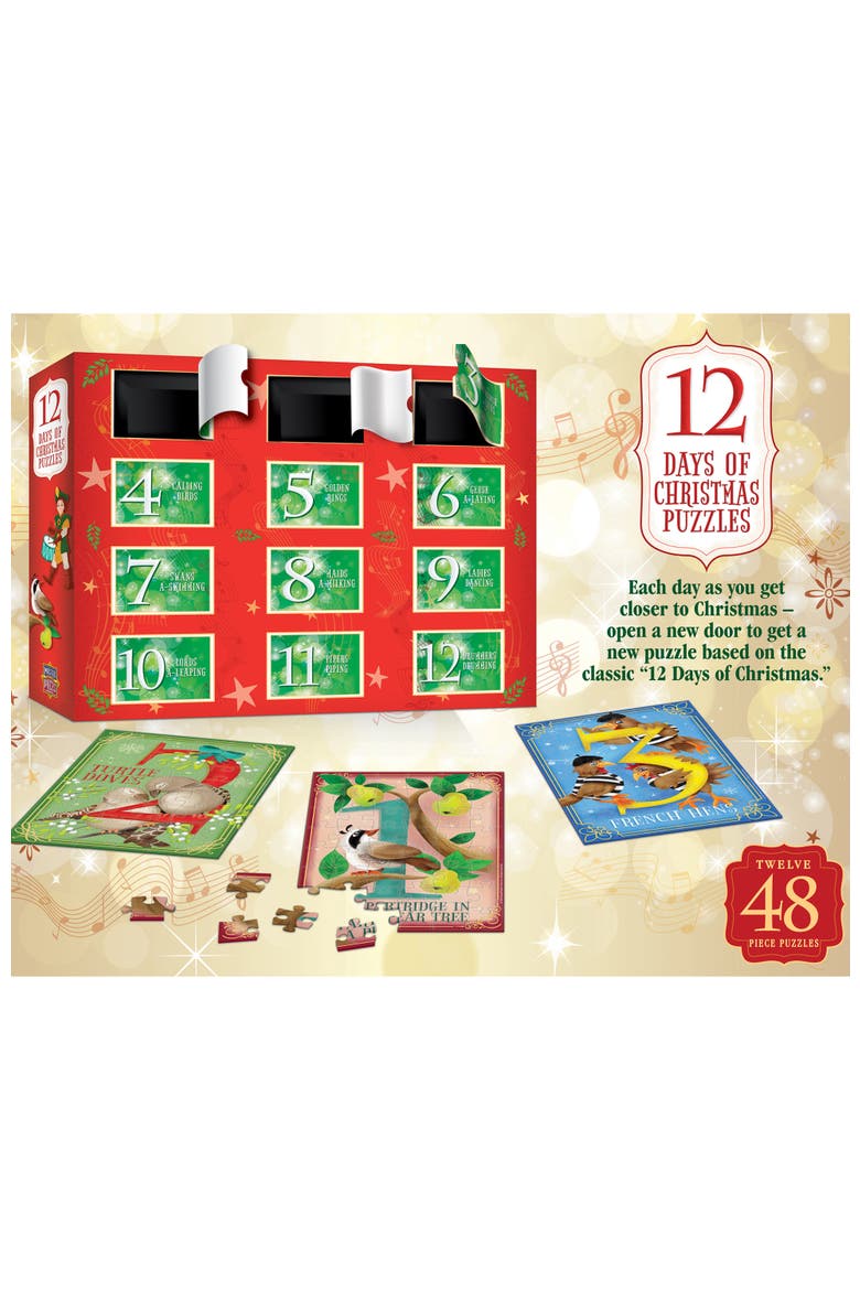 12 Days of Christmas Jigsaw Puzzles, Alternate, color, Multicolor