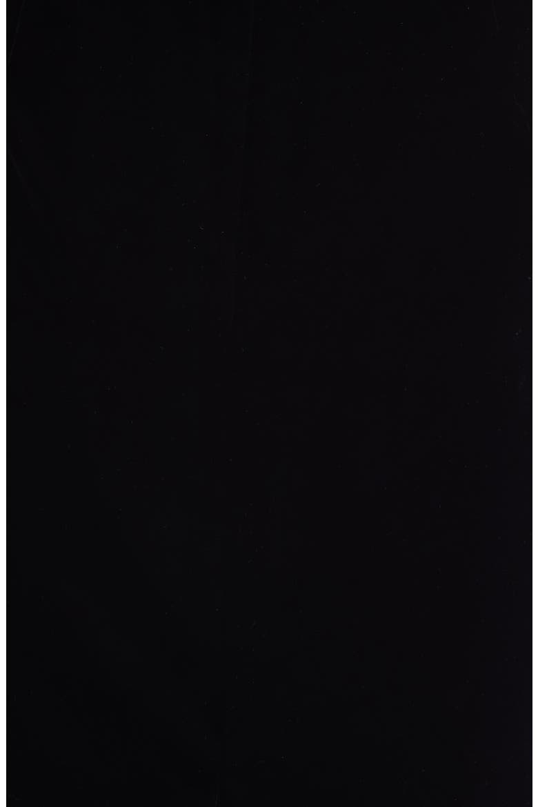 Off the Shoulder Stretch Velvet Midi Dress, Alternate, color, BLACK