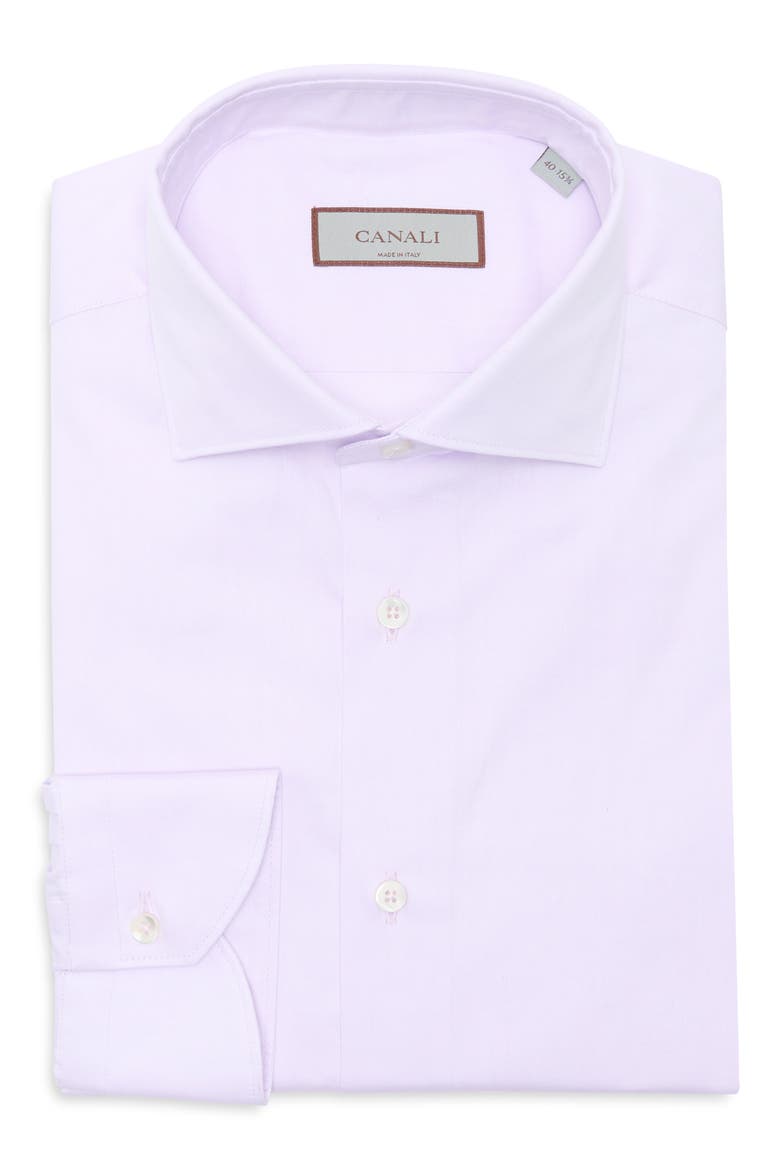 Cotton Dress Shirt, Alternate, color, LIGHT PURPLE