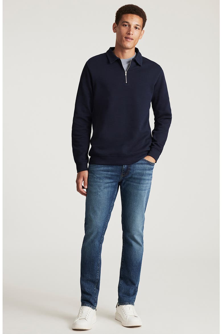 Half Zip Sweatshirt, Alternate, color, BARITONE BLUE