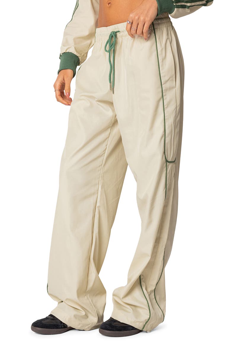 Superstar Track Pants, Alternate, color, OFF-WHITE-AND-OLIVE
