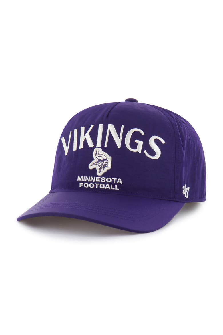 Men's '47 Purple Minnesota Vikings Modernia Hitch Adjustable Hat, Main, color, Purple