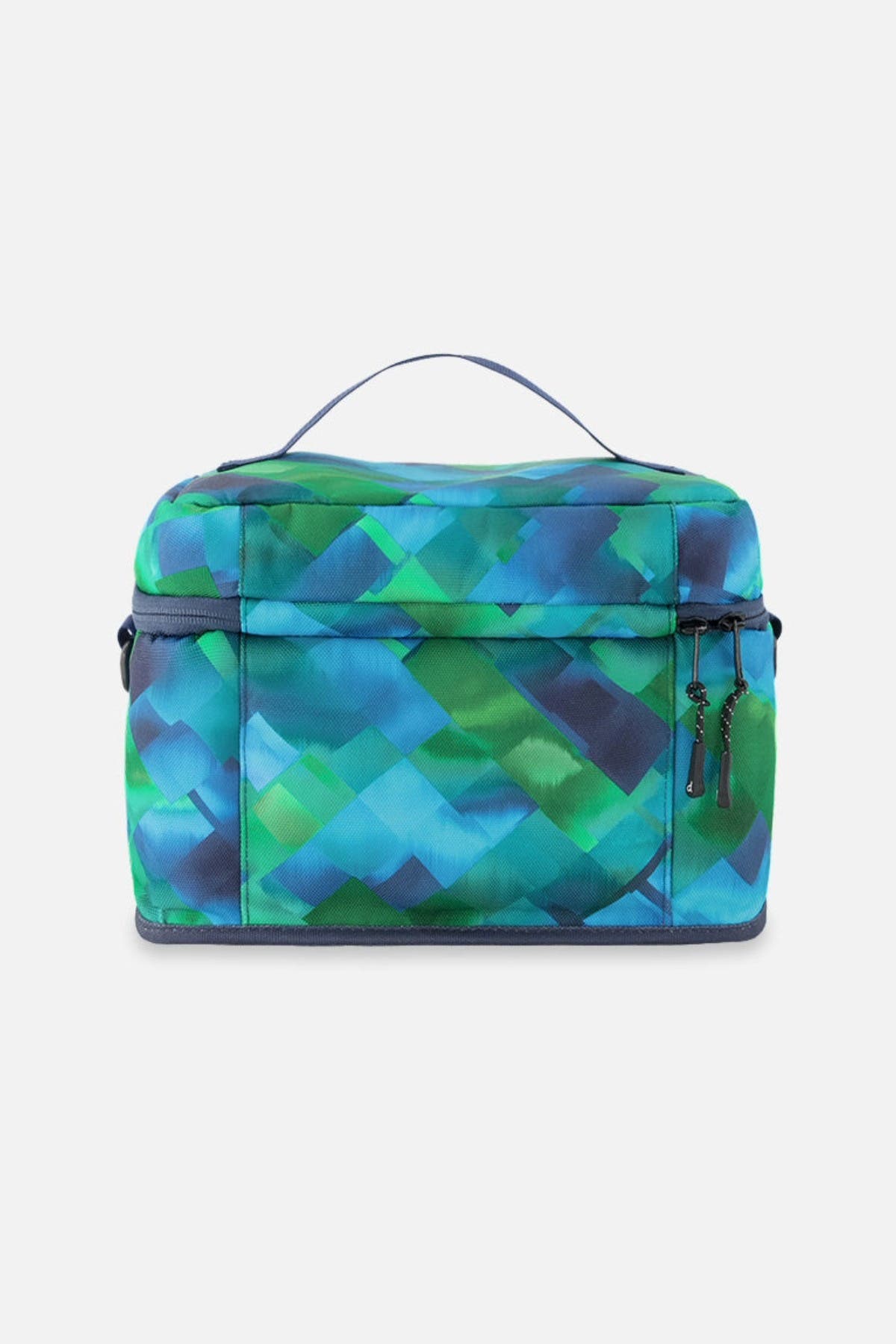 Deux par Deux Diamond Playful Durable Spacious Lunch Box, Alternate, color, Blue Diamond Print