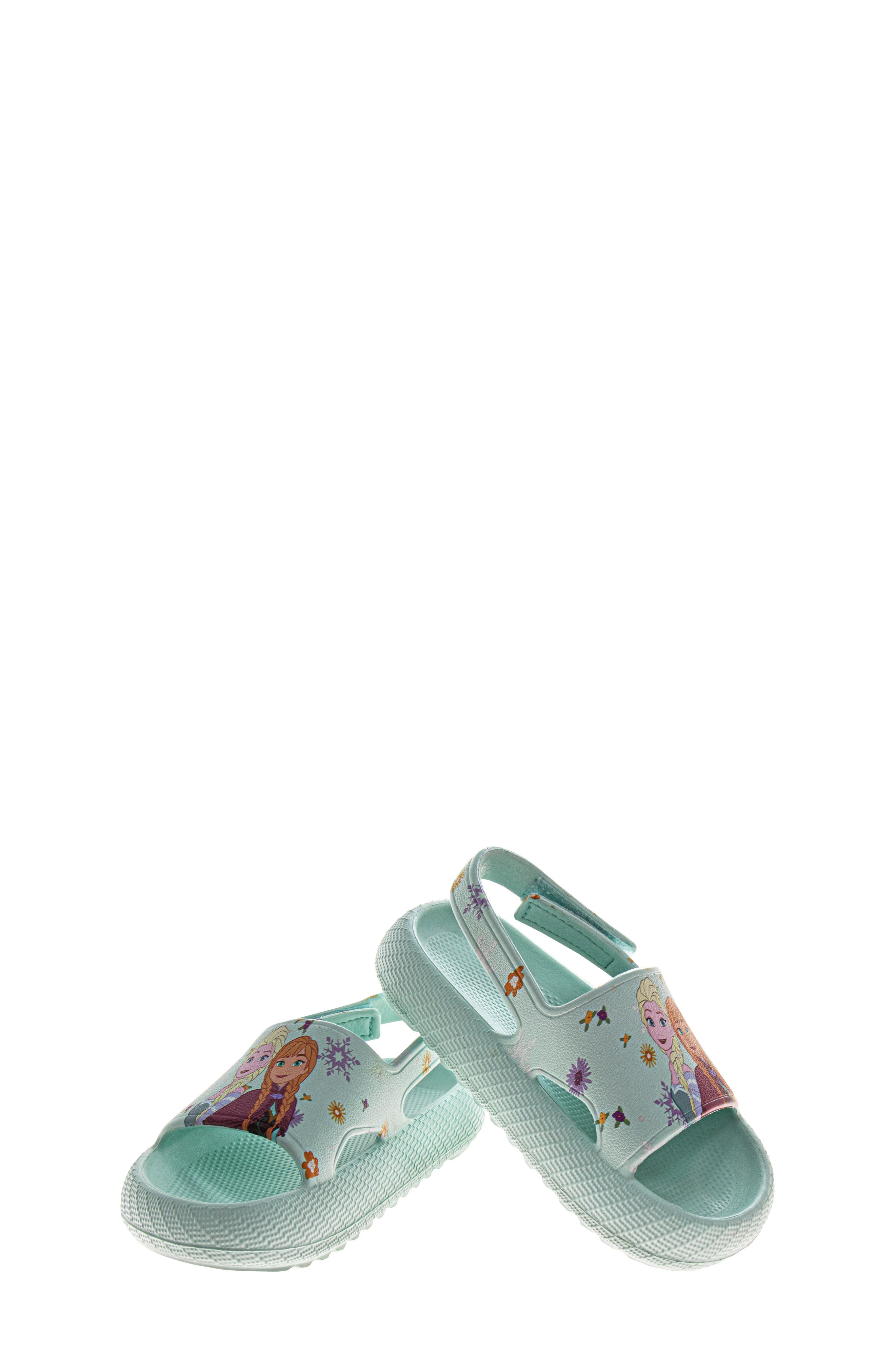 JOSMO x Disney<sup>®</sup> Kids' Frozen Elsa & Anna Slingback Sandal, Alternate, color, 