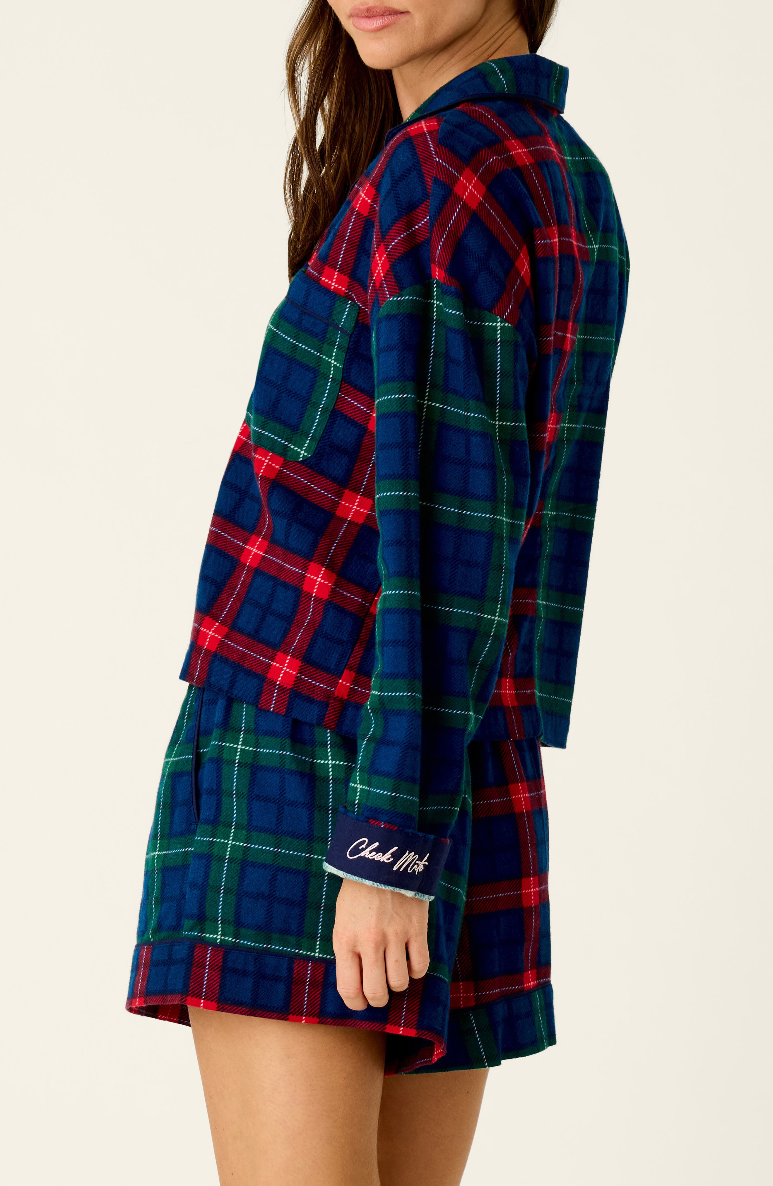 PJ Salvage Check Mate Pajama Set (Women) | Nordstrom