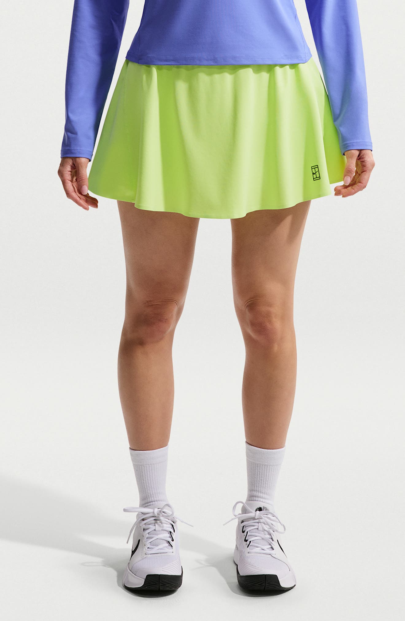 nike neon tennis skirt
