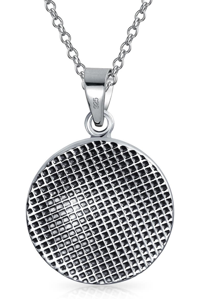 Zodiac Medallion Pendant Necklace, Alternate, color, SILVER - TAURUS