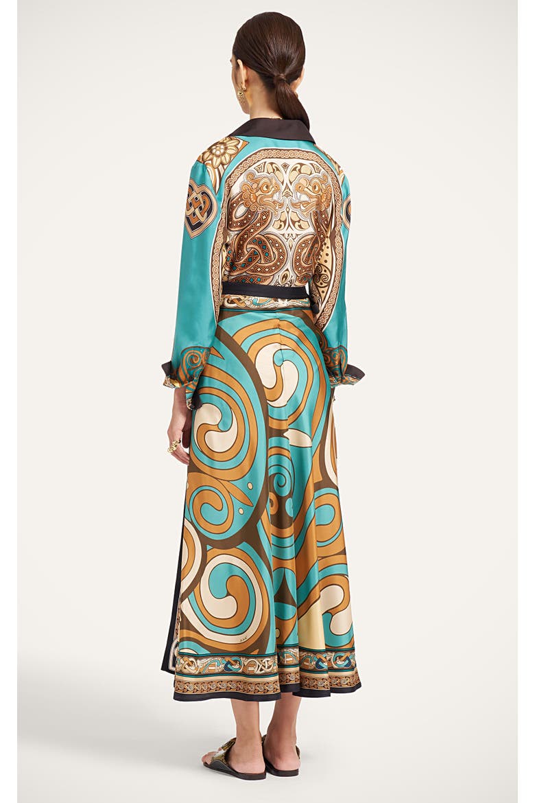 Sarong Skirt, Alternate, color, Kells Swirl Placée Camel