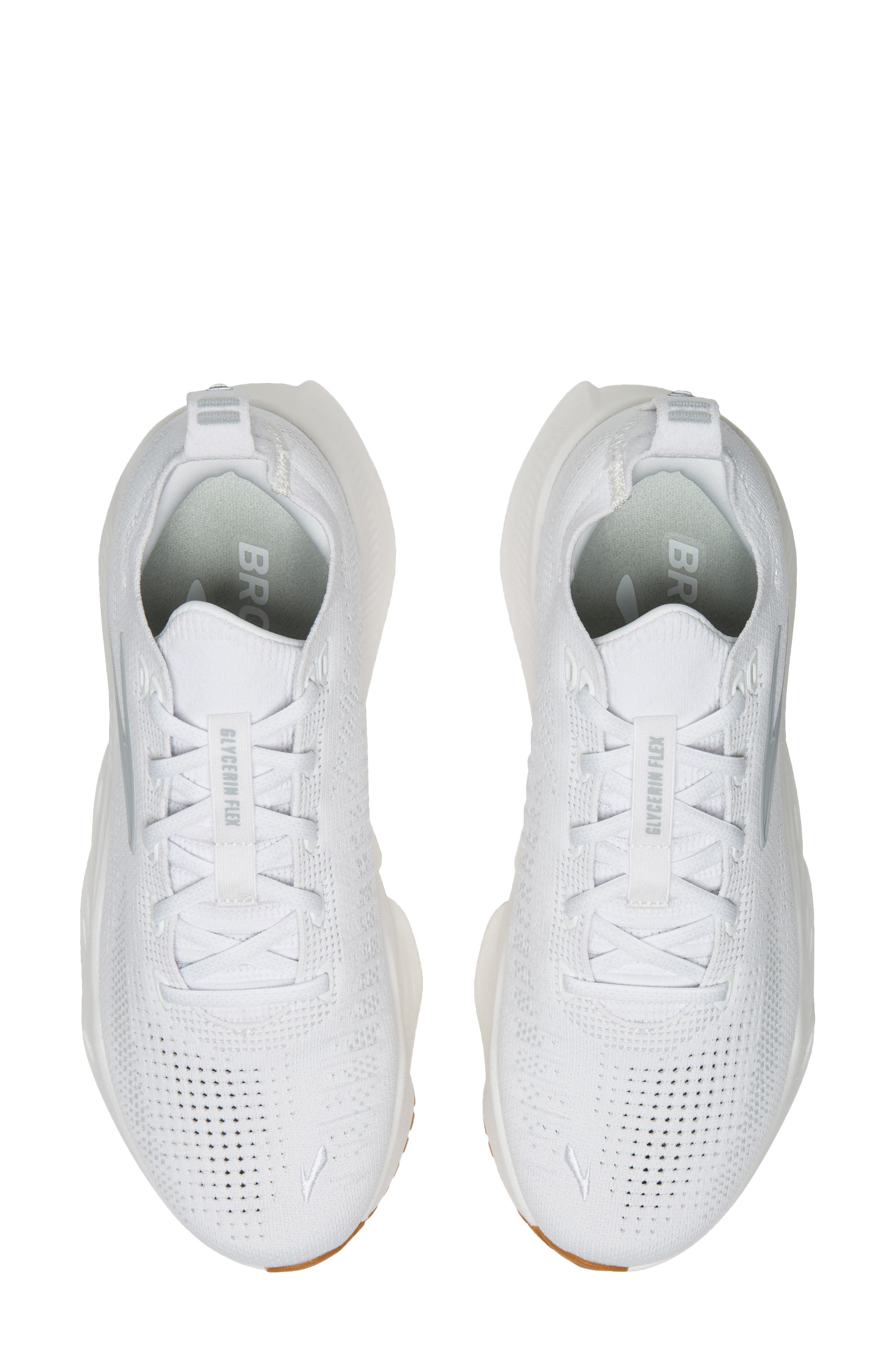 Glycerin Flex Running Sneaker, Alternate, color, WHITE/ BLACK/ GUM
