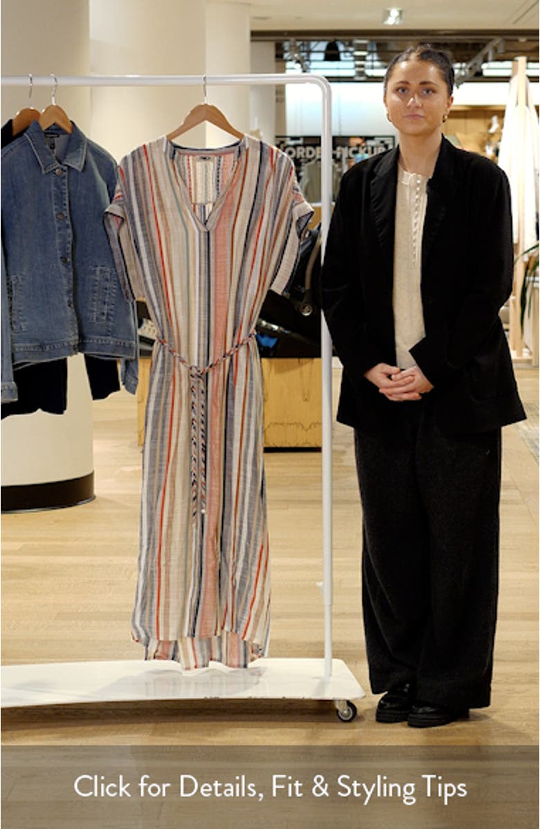Belted Stripe Maxi Dress, sales video thumbnail