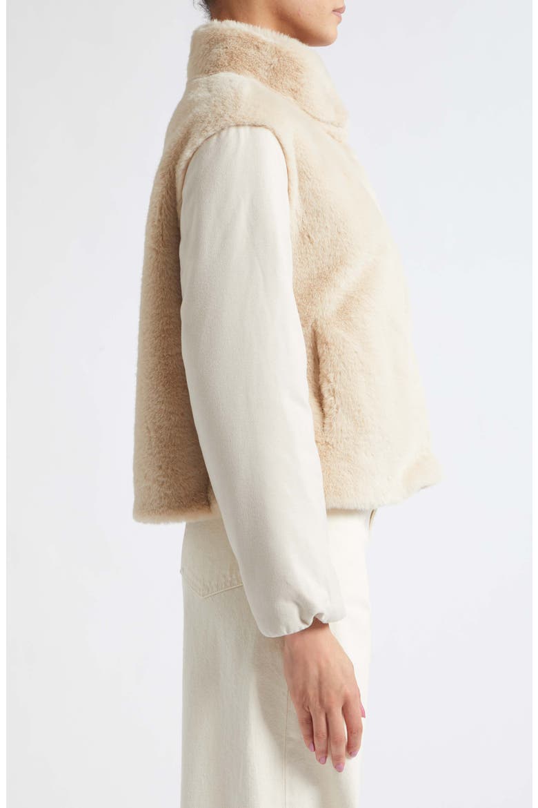 Faux Fur Mixed Media Jacket, Alternate, color, 1985 CHANTILLY