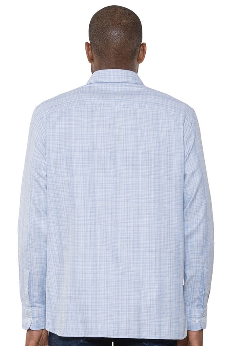 Tri Color Basket Weave Shirt, Alternate, color, White