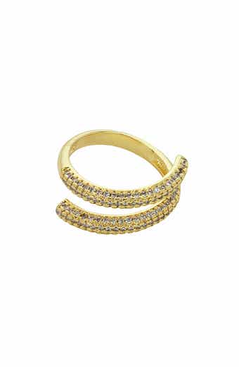 Pavé Crystal Wrap Ring