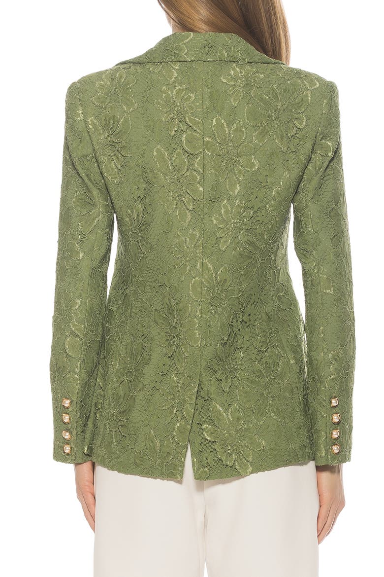 Nyx Lace Blazer, Alternate, color, GREEN