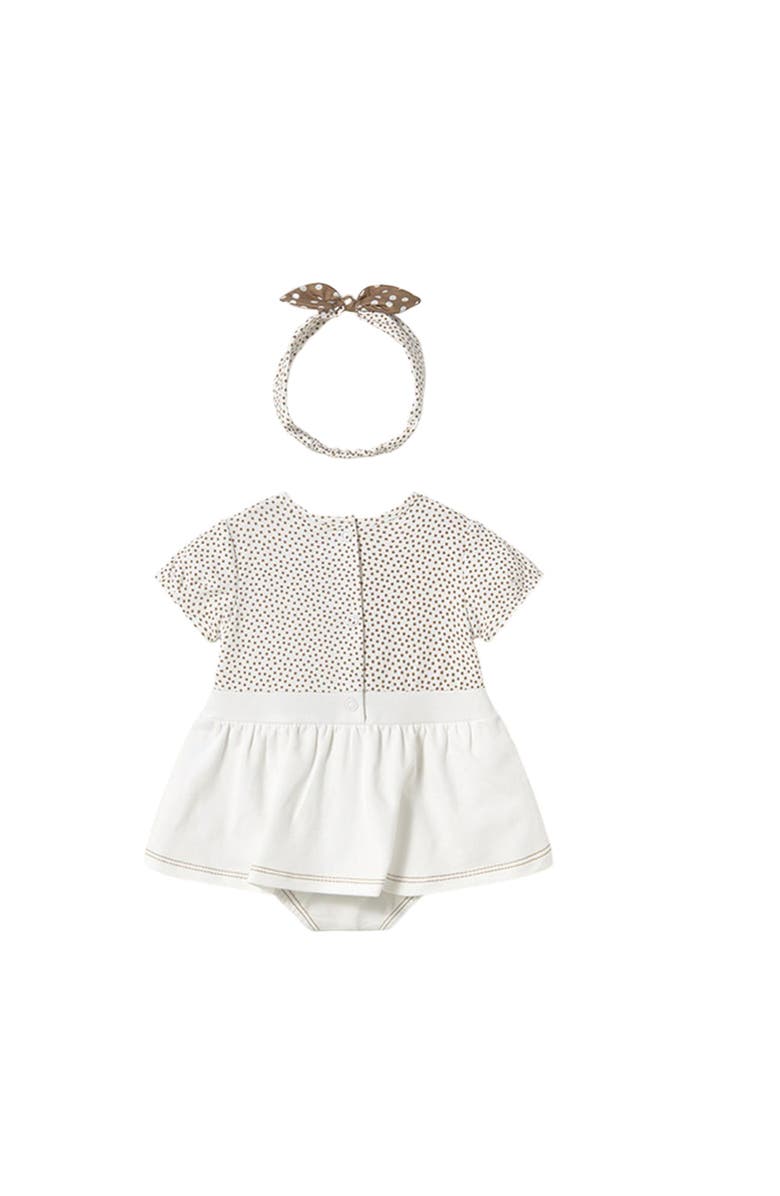 Mayoral Knit Bunny Outfit Set, Alternate, color, White