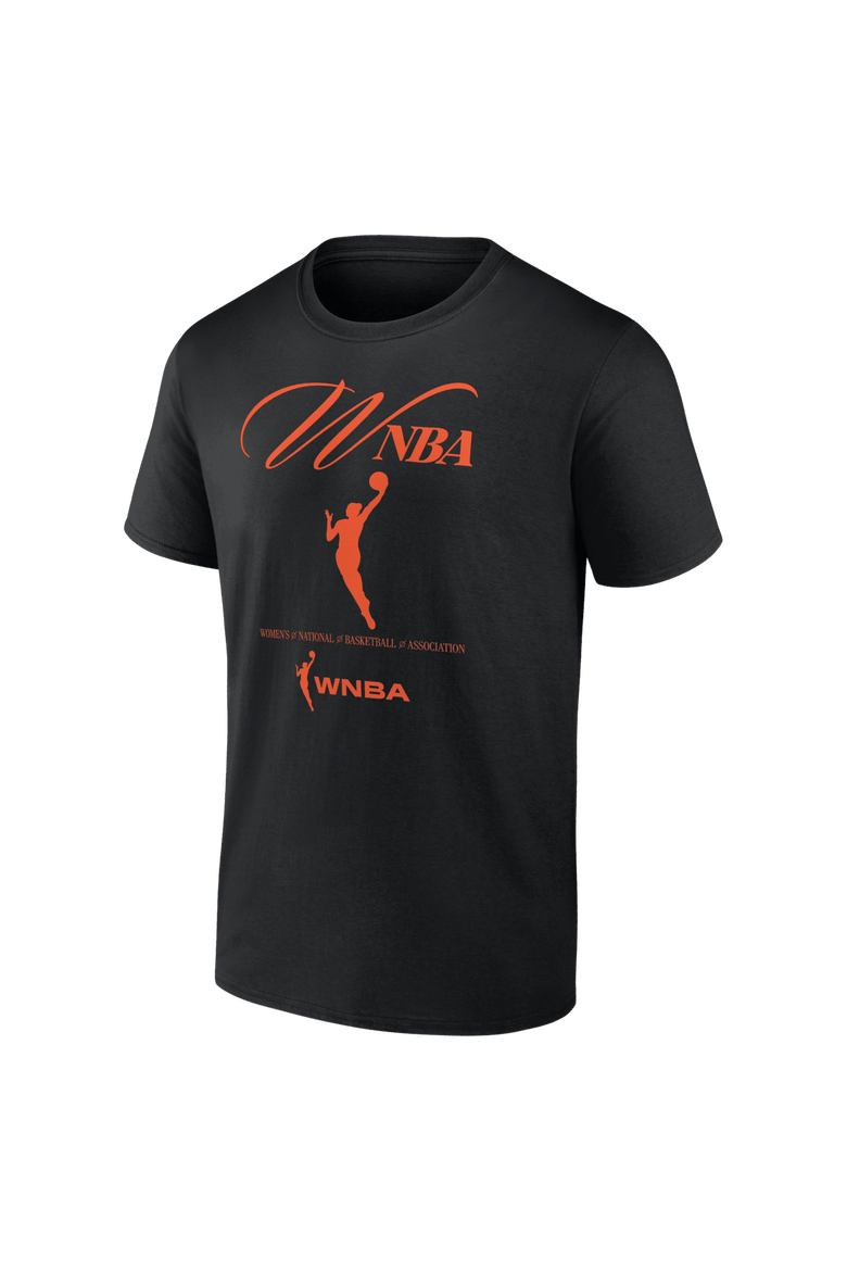 Unisex Logo Athletic Black WNBA Gear In Motion T-Shirt, Alternate, color, Black