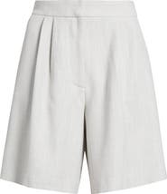 Nordstrom Pleat Front Trouser Shorts