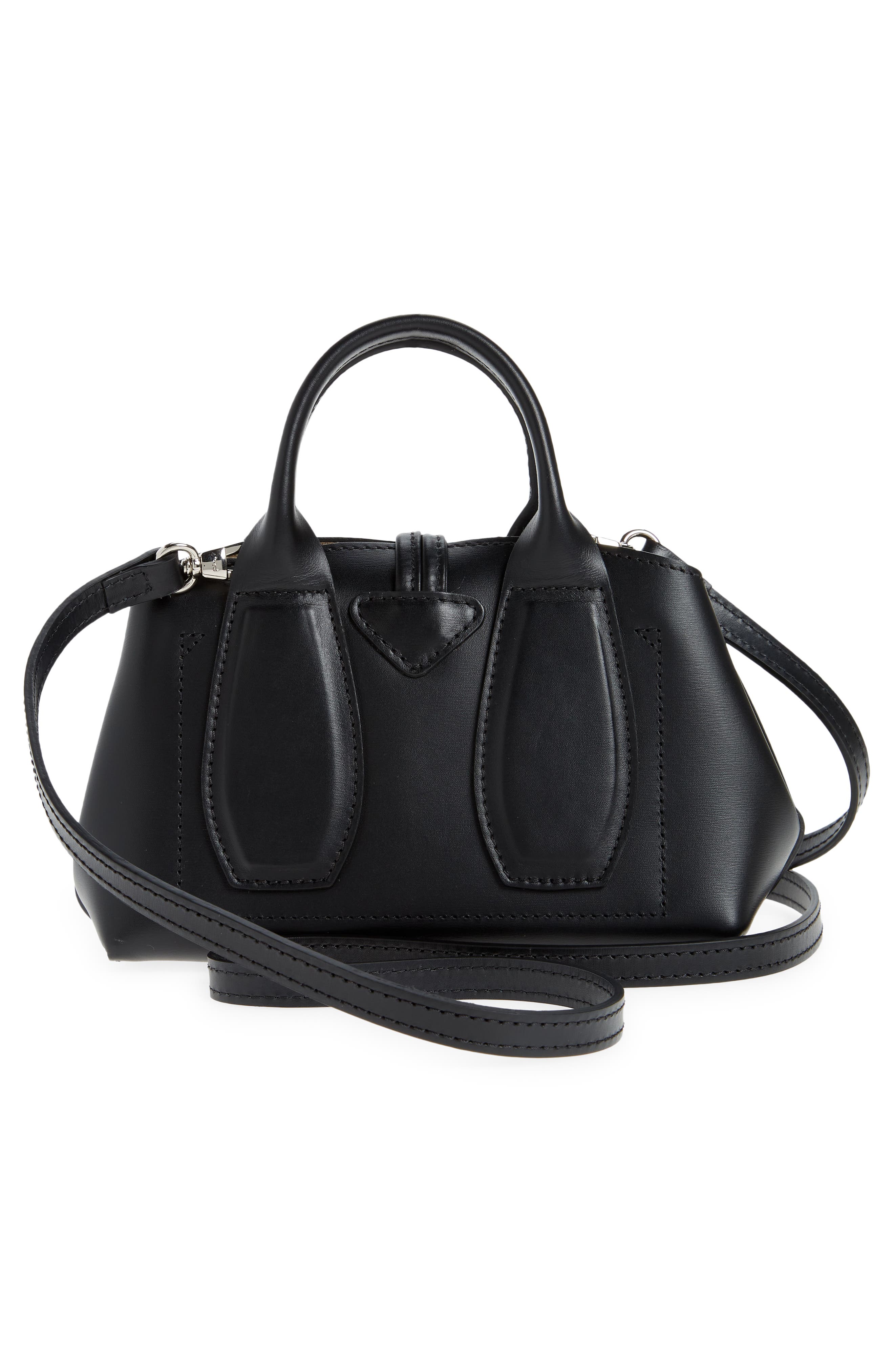 Longchamp Extra Small Roseau Leather Tote, Alternate, color, 