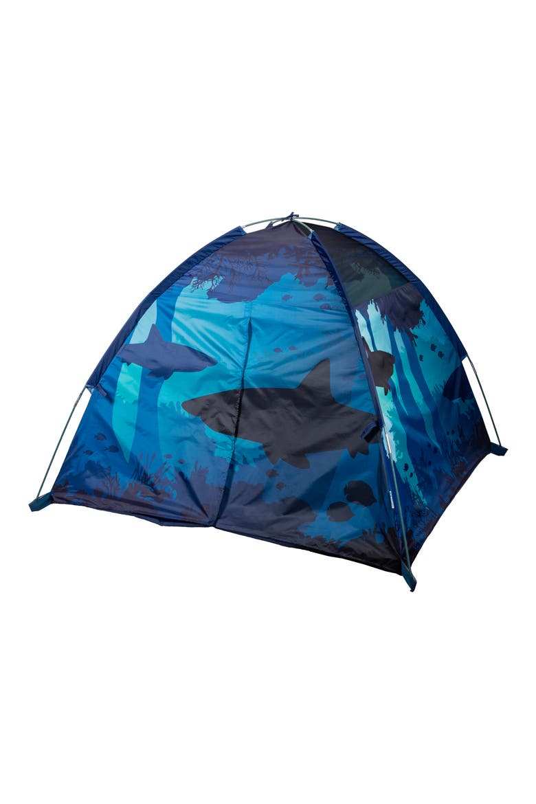Shark Cove Play Tent, Alternate, color, BLUE