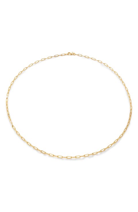 Mini Paper Clip Choker Necklace