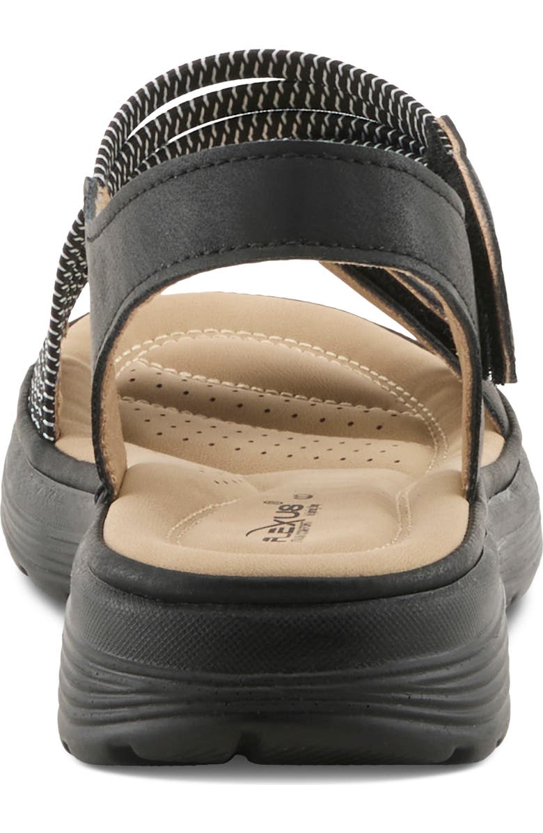 Flexus by Spring Step Abie Platform Sandal, Alternate, color, Black