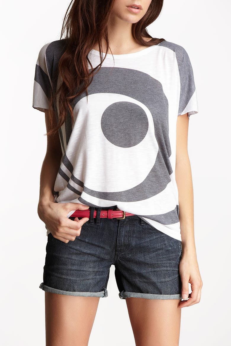 Printed T-Shirt, Main, color, WHITE
