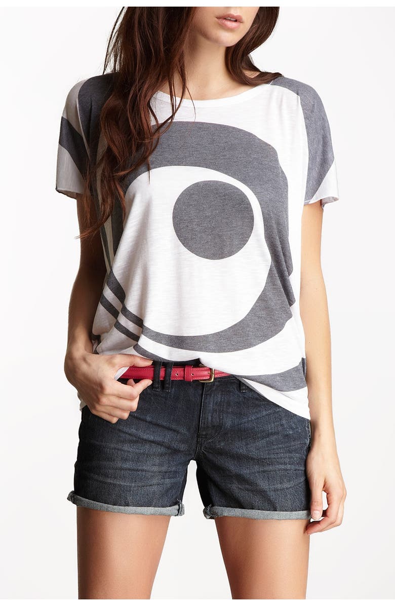 GO COUTURE Printed T-Shirt, Main, color, White