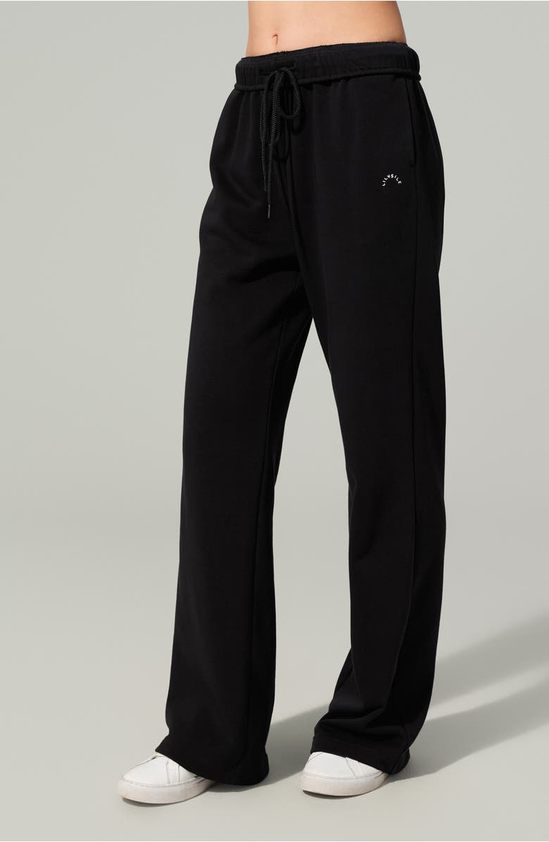 Lilysilk Women's Seamflow Stride Sweatpants, Alternate, color, Black