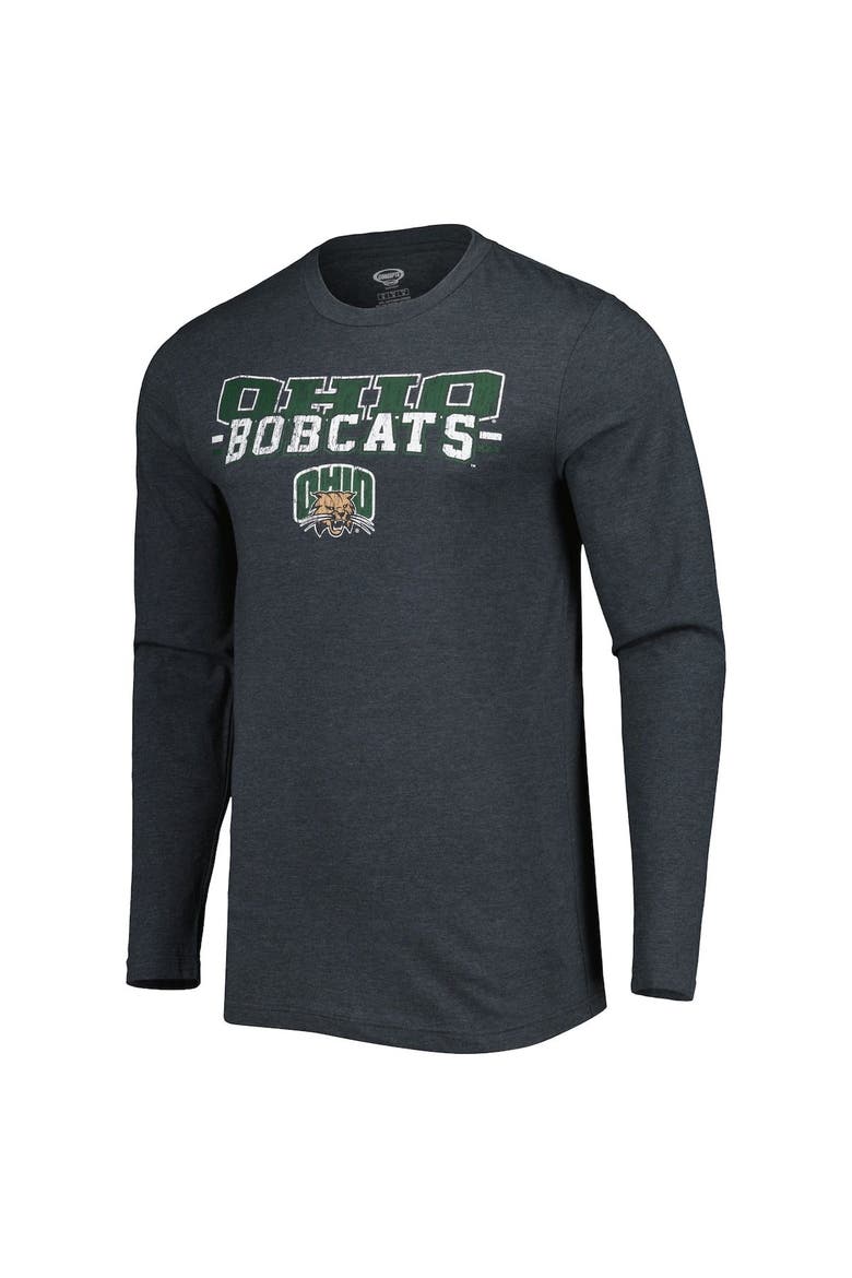 Men's Concepts Sport Green/Charcoal Ohio Bobcats Meter Long Sleeve T-Shirt & Pants Sleep Set, Alternate, color, Green