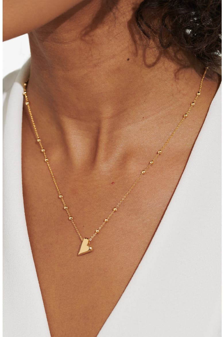 A Little 'Best Friend' Necklace In Gold-Tone Plating, Alternate, color, Metallic Gold