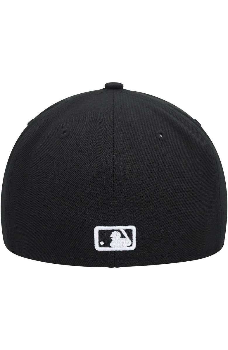 New Era Men's New Era Colorado Rockies Black on Black Dub 59FIFTY Fitted Hat, Alternate, color,