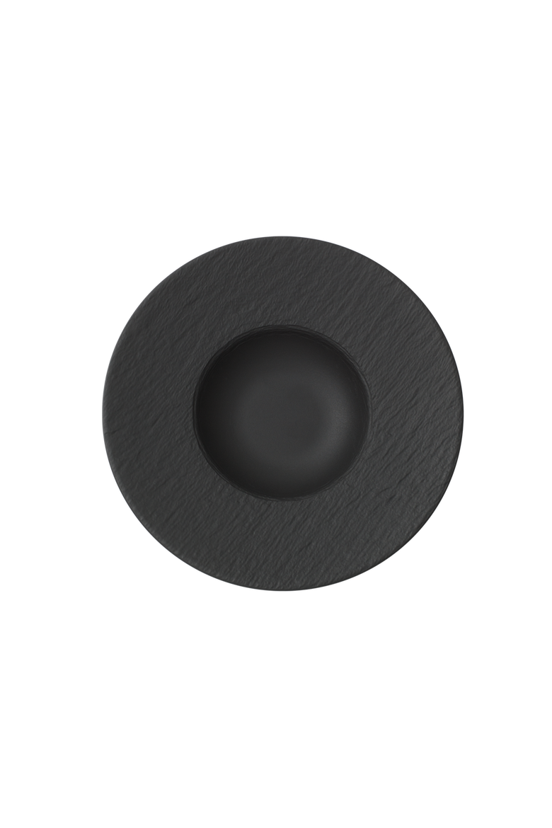 Manufacture Rock Pasta Bowl Set of 4, Alternate, color, BLACK