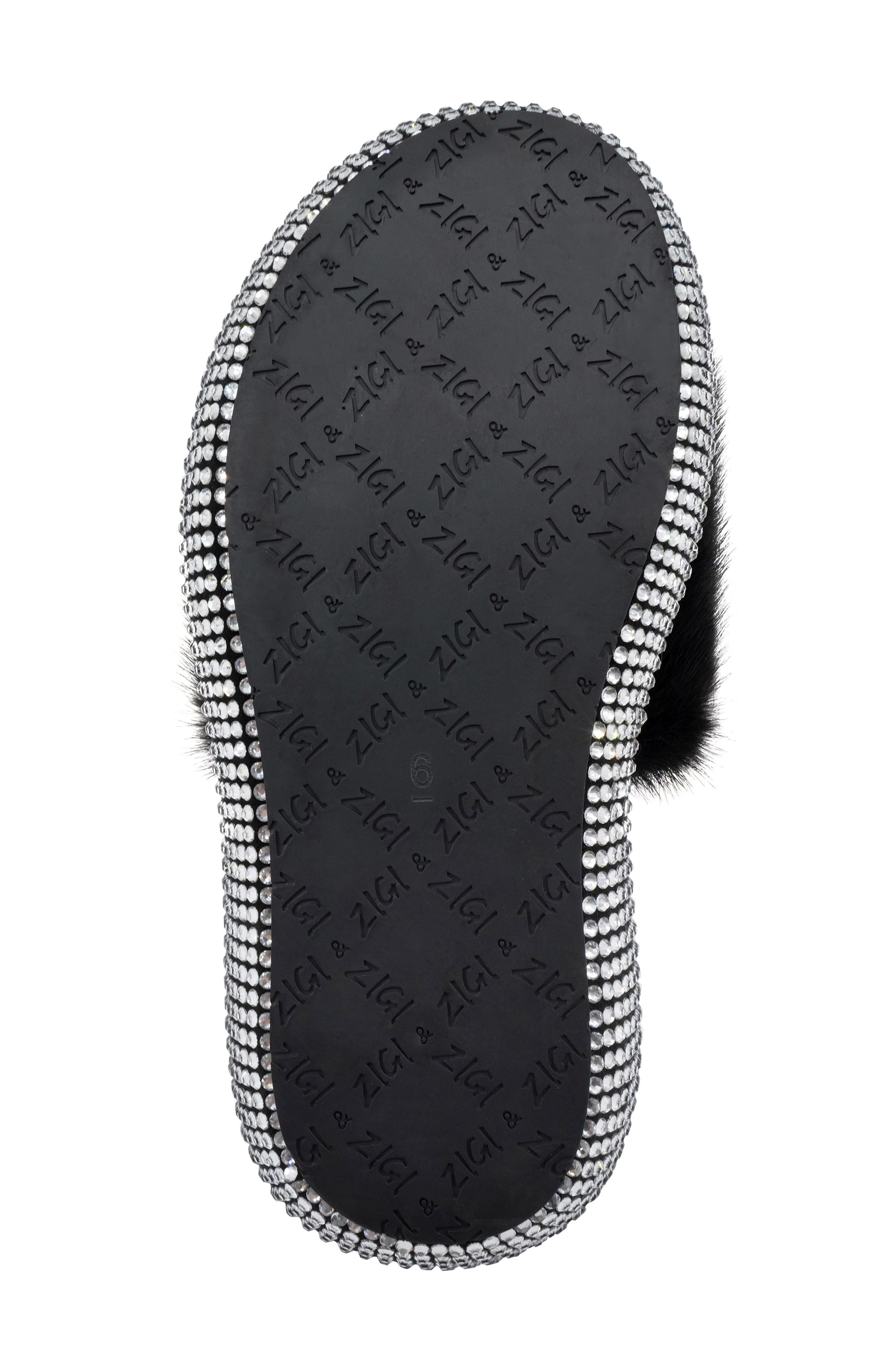 ZIGI Luxx Faux Fur Platform Sandal, Alternate, color, 