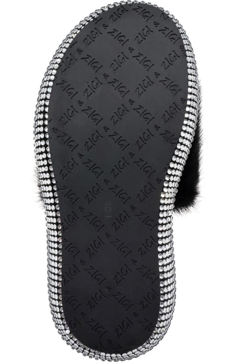 ZIGI Luxx Faux Fur Platform Sandal, Alternate, color,