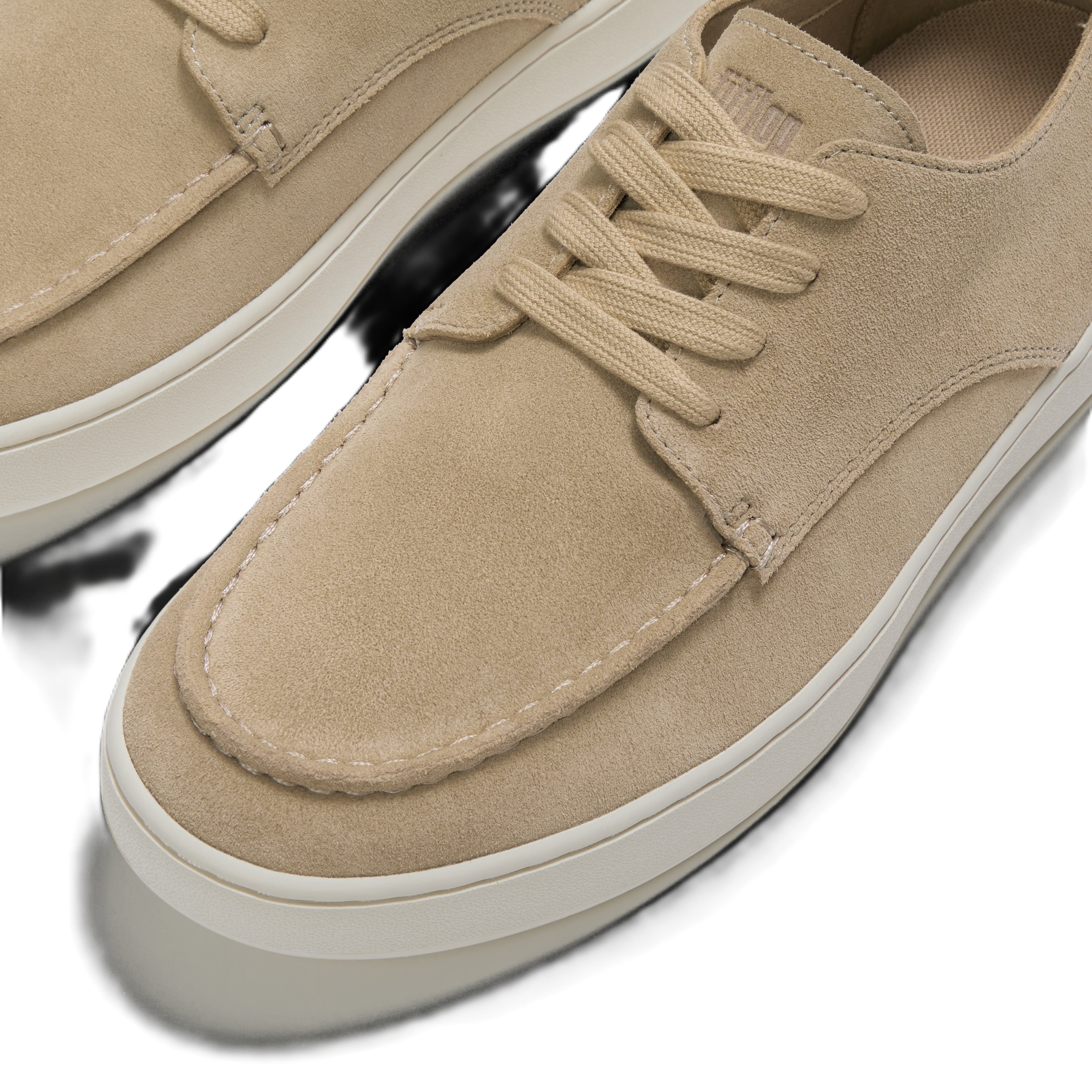 FitFlop Craft Q Mens Derby Shoes, Alternate, color, Faded Sand