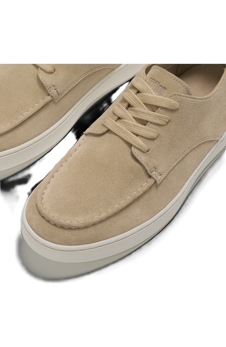 FitFlop Craft Q Mens Derby Shoes, Alternate, color, Faded Sand