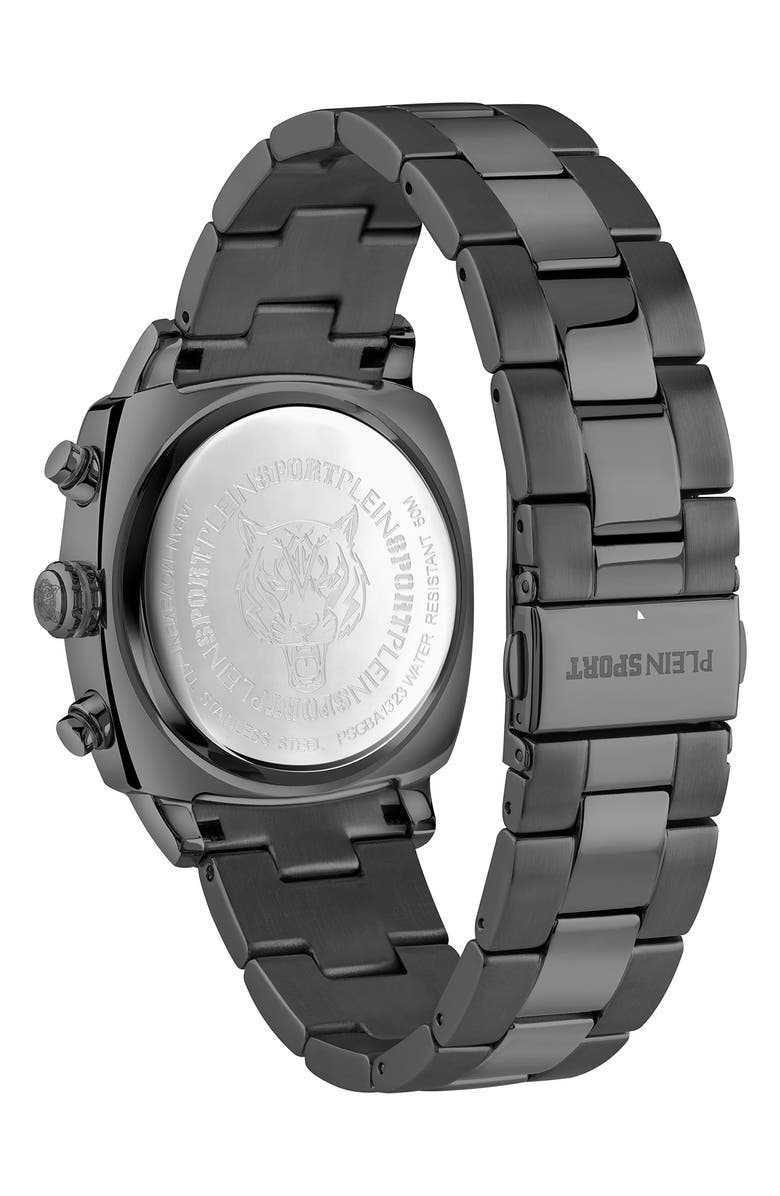 PLEIN SPORT Wildcat Bracelet Watch, 40mm, Alternate, color, Ip Gunmetal