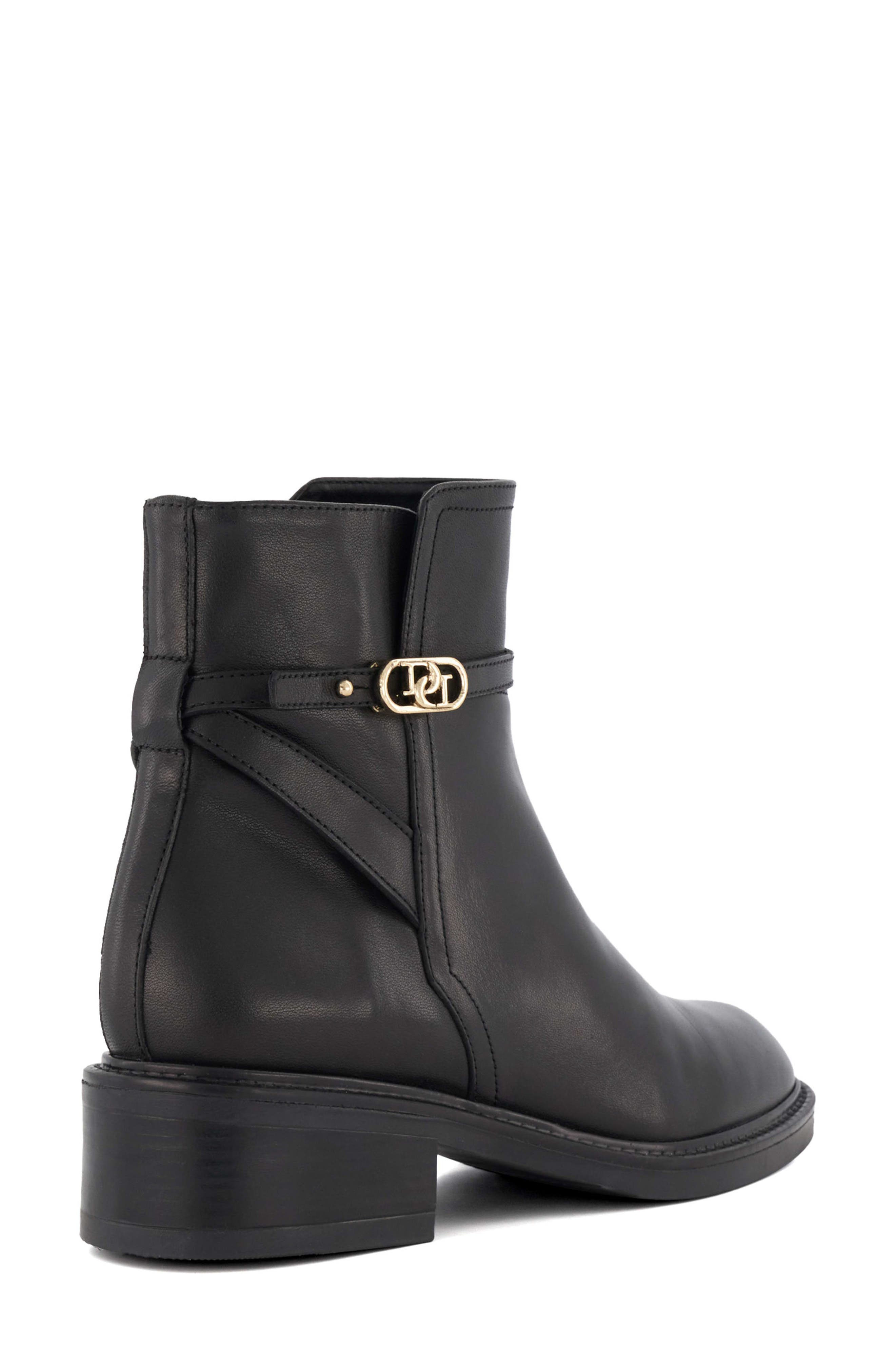 Praising Bootie, Alternate, color, BLACK