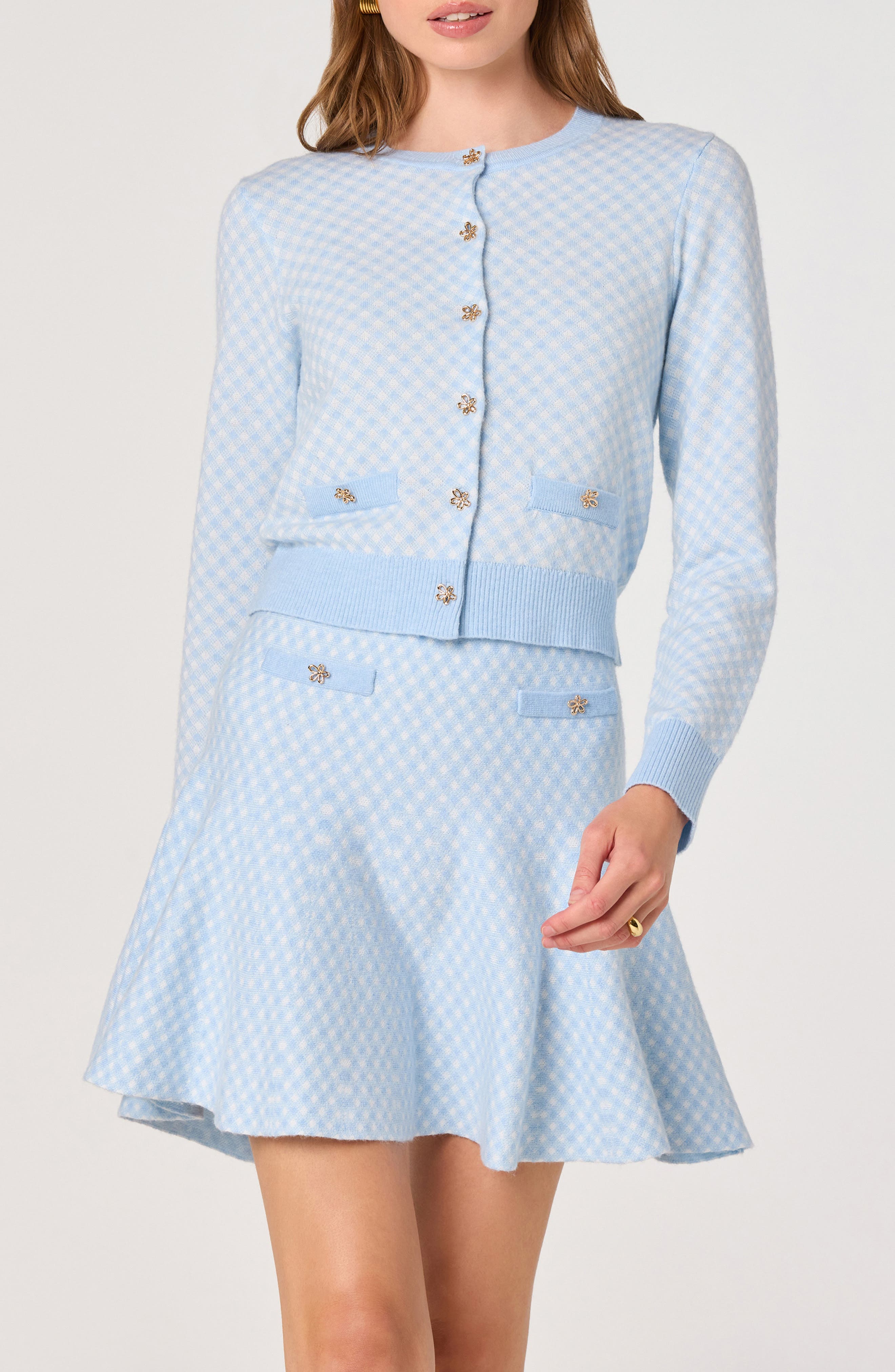 selected BLUE PLAID