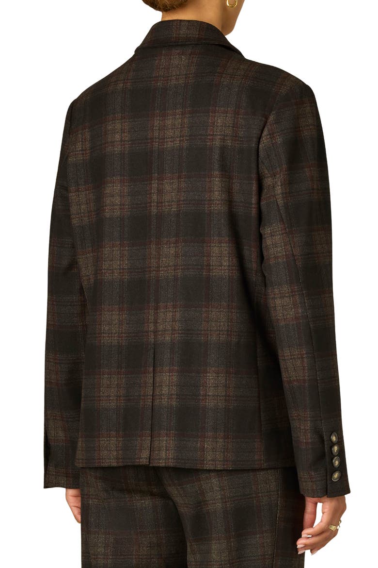 Plaid Blazer, Alternate, color, BLACK BERRY MULTI
