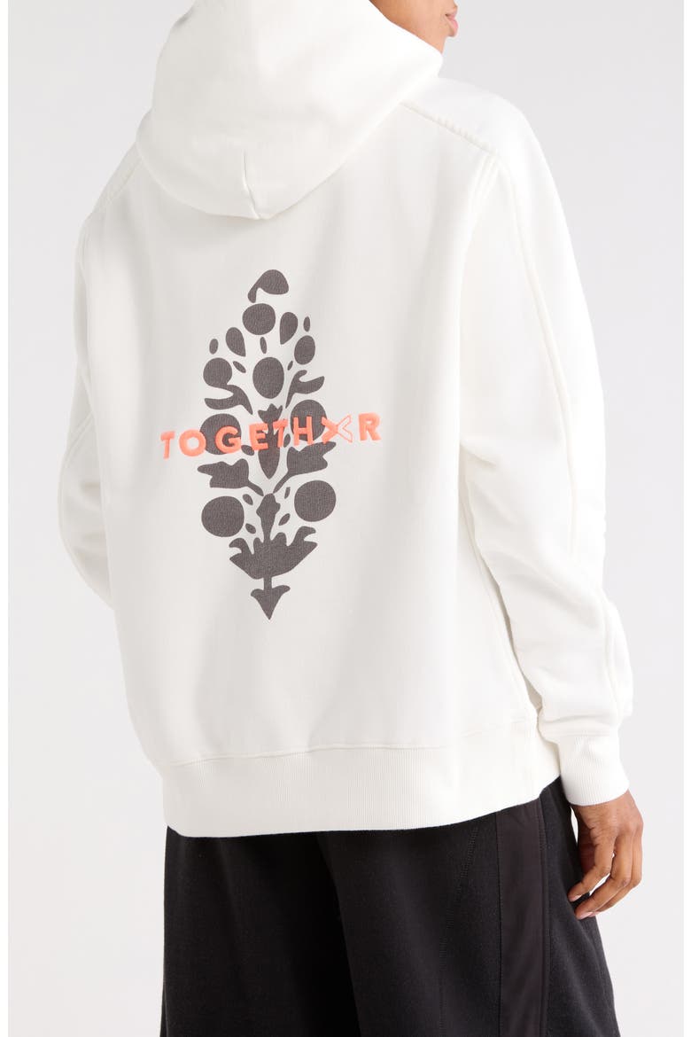 TOGETHXR x FP Movement Together Women Win Graphic Hoodie, Alternate, color, WHITE